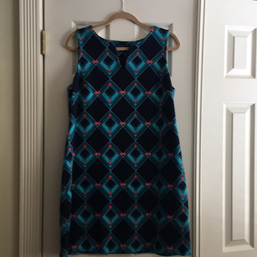 Tommy Hilfiger shift dress  navy, green